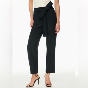 Cropped tie waist aritzia Wilfred pants size 4